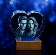 3D Crystal Heart