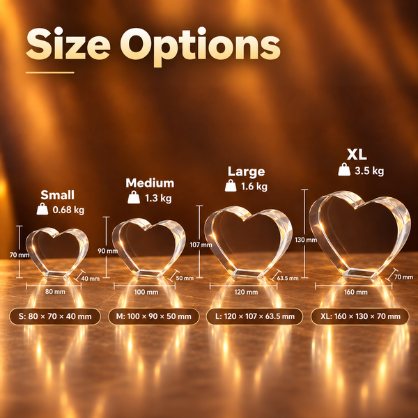 3D Crystal Heart