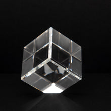 3D Crystal Beveled Cube