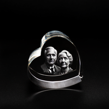 3D Crystal Standard Heart